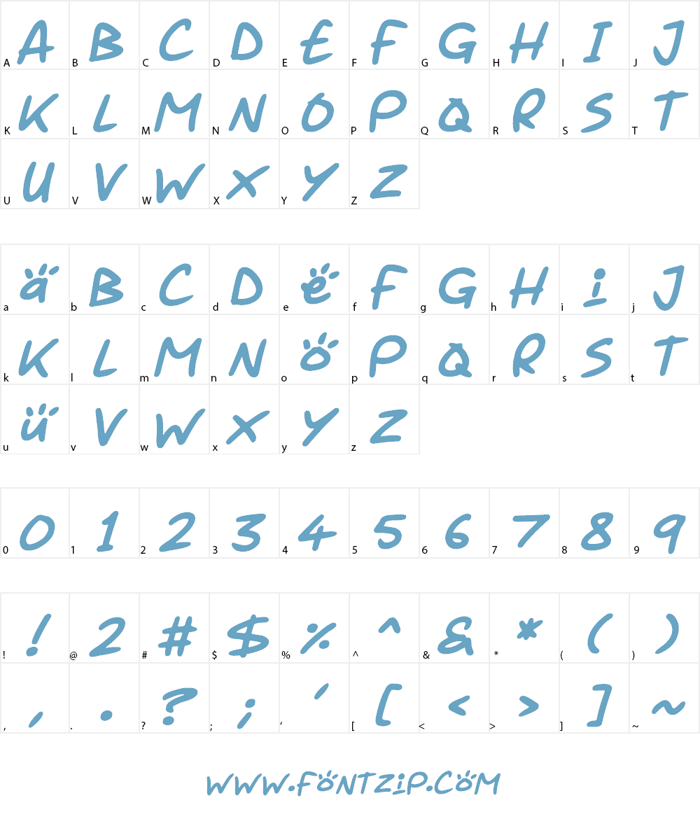 Juice it up Font Character